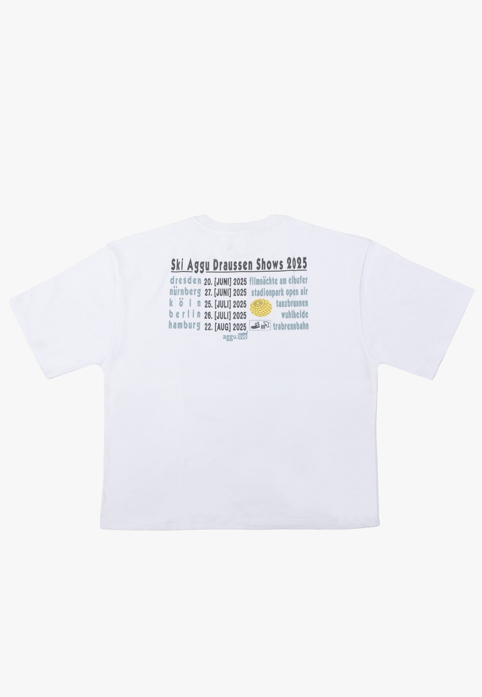 Ski Aggu - FACE White - T-Shirt | Men-Image